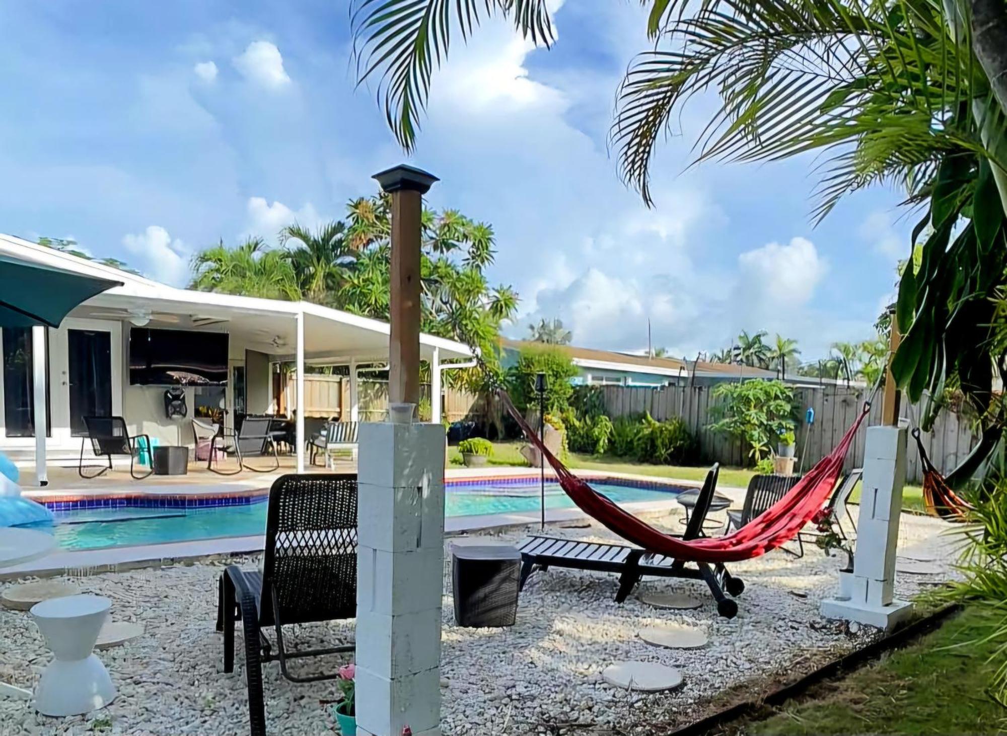 Pool House Resort Heated Swimming Pool Family Getaway Cutler Bay Extérieur photo