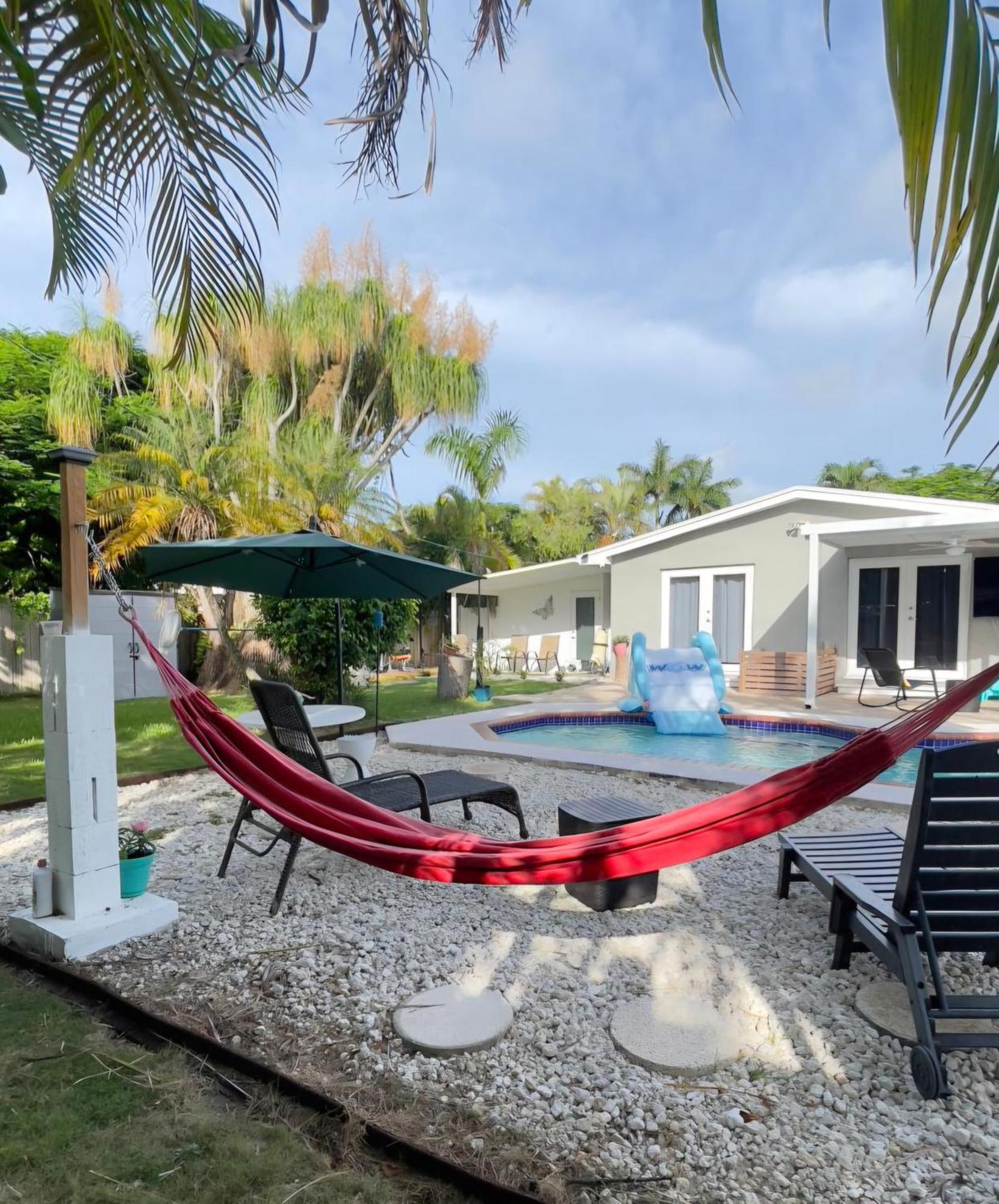 Pool House Resort Heated Swimming Pool Family Getaway Cutler Bay Extérieur photo