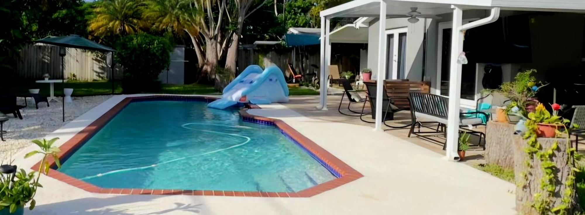 Pool House Resort Heated Swimming Pool Family Getaway Cutler Bay Extérieur photo