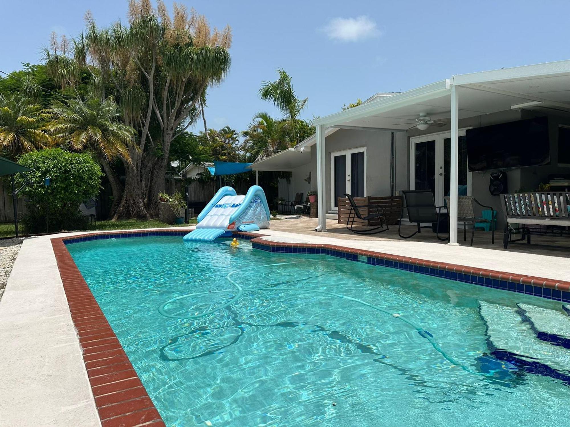 Pool House Resort Heated Swimming Pool Family Getaway Cutler Bay Extérieur photo